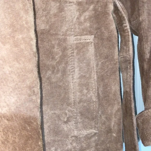 Guillaume Washable Suede Leather Jacket Size Large - Picture 7 of 14